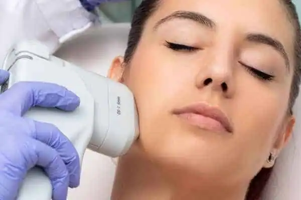 HIFU - Breakthrough in Anti - ageing 1 Image of woman having HIFU Stanford-le-Hope treatment