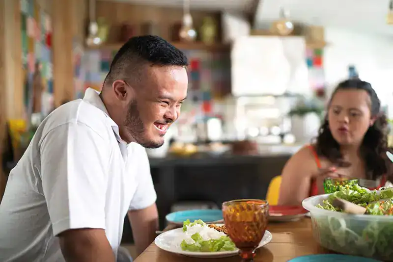 Empowering Weight Loss: A Comprehensive Guide for Individuals with Disabilities 2 Image of a disabled man and balance around nutrition to aid weight loss Stanford-le-Hope