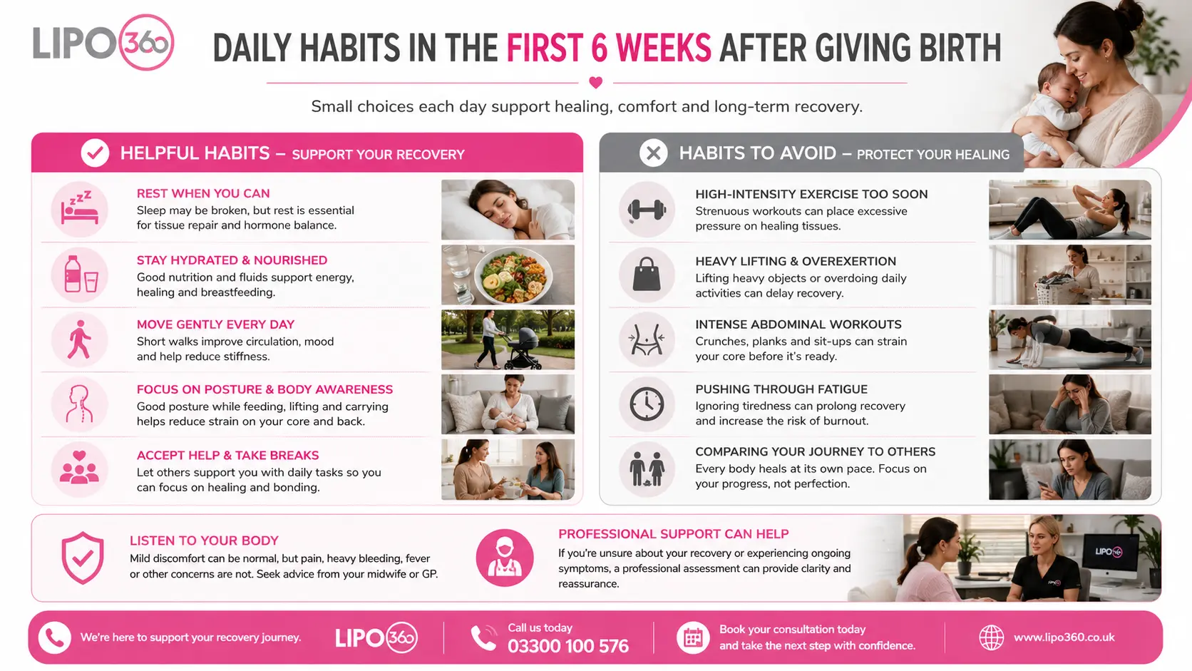 What to Do (and Avoid) in the First 6 Weeks After Giving Birth To Avoid Diastasis Recti 3 First 6 Weeks After Giving Birth To Avoid Diastasis Recti Stanford-le-Hope : Daily Habits in the First 6 Weeks After Giving Birth